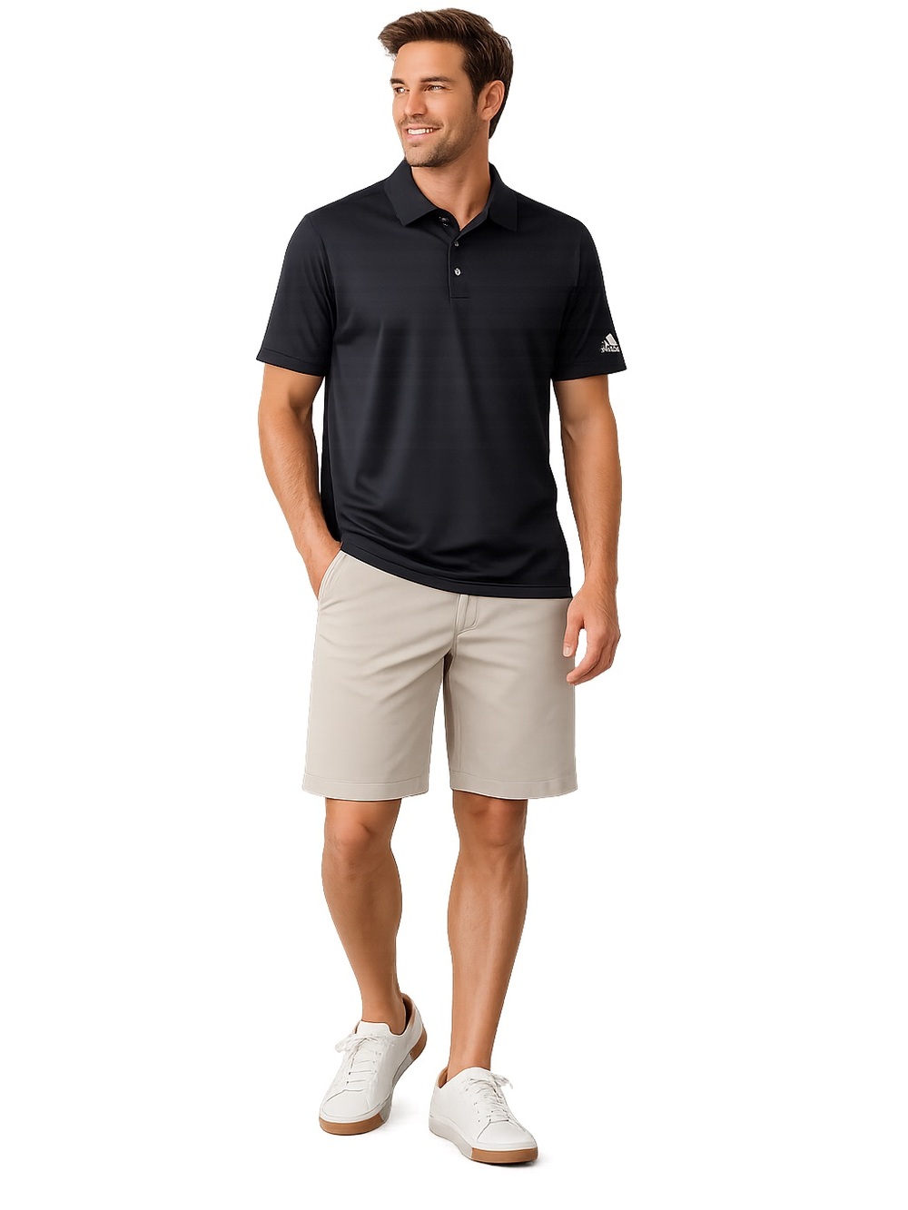 Adidas Puremotion Golf Polo Shirt Black Men’s Size Large NWOT Performance
